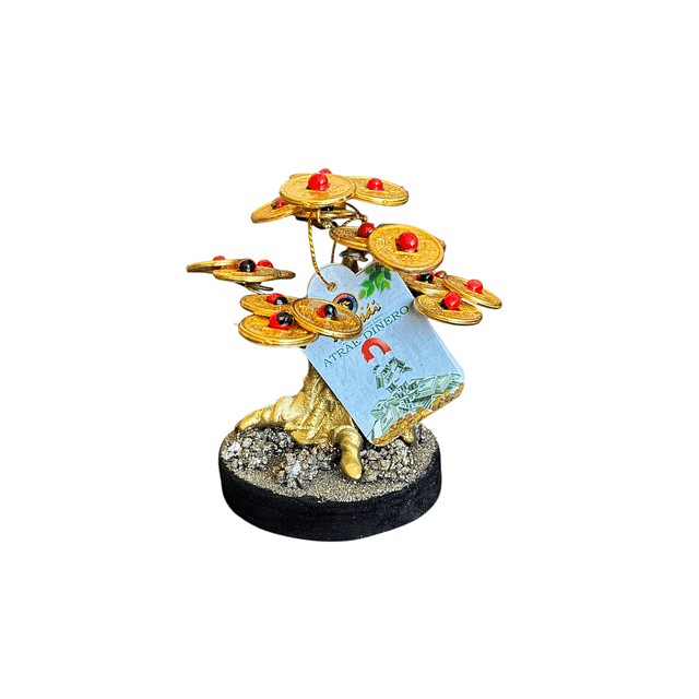 Bonsai de la buena suerte diseño Mariposas y Arbol de Monedas