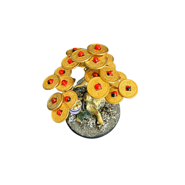 Bonsai de la buena suerte diseño Mariposas y Arbol de Monedas