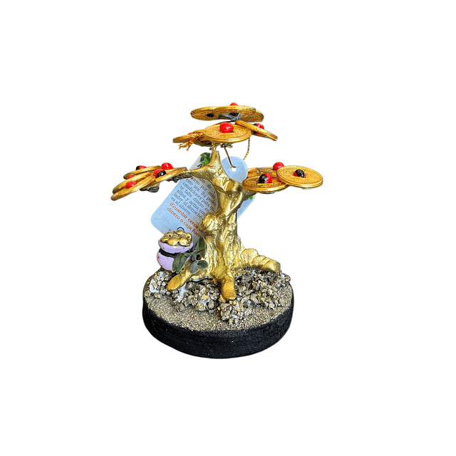 Bonsai de la buena suerte diseño Mariposas y Arbol de Monedas