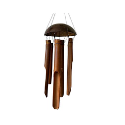 Colgante de coco campana de viento 100cm 