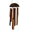 Colgante de coco campana de viento 100cm 