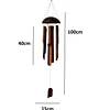 Colgante de coco campana de viento 100cm 