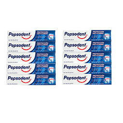 Pasta Dental Pepsodent 130grs Proteccion Anti Caries Pack 10 Unidades