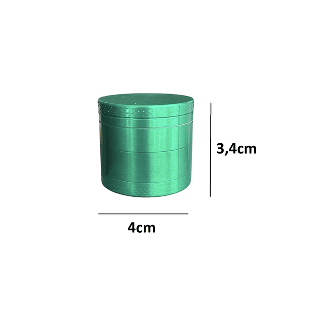 Moledor de metal 4 piezas