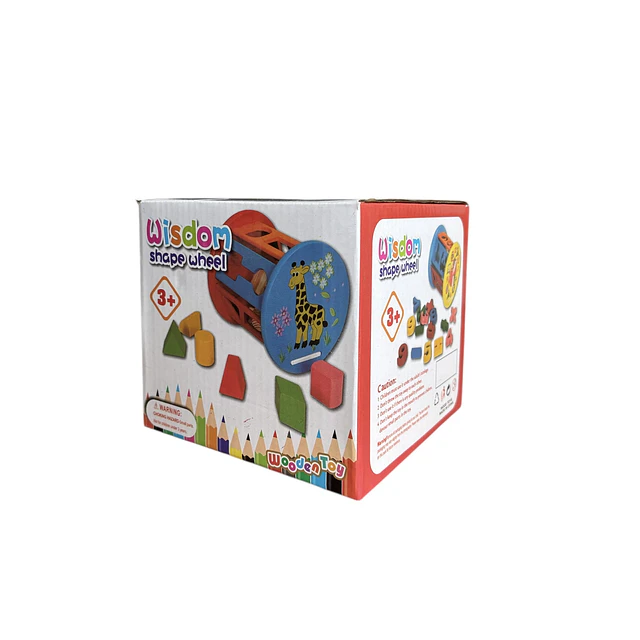 Juego de Encaje Sensorial Educativo de Madera