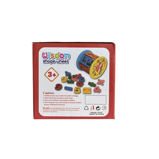 Juego de Encaje Sensorial Educativo de Madera