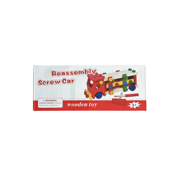 Camion Armable de Madera 46 piezas