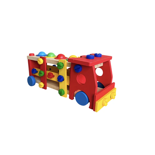 Camion Armable de Madera 46 piezas