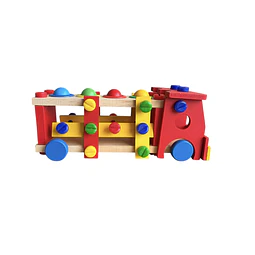Camion Armable de Madera 46 piezas