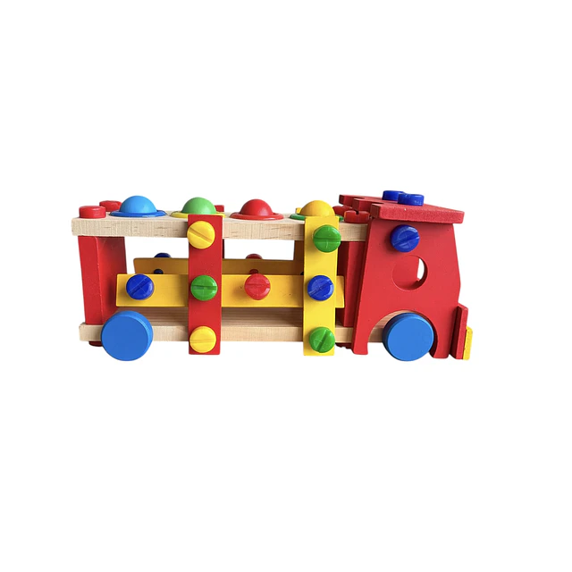 Camion Armable de Madera 46 piezas