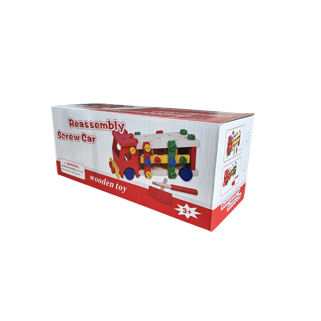 Camion Armable de Madera 46 piezas