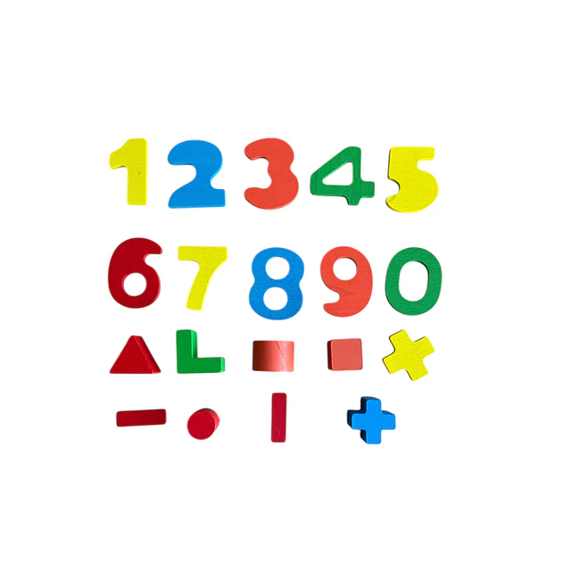 Casa de Madera con numeros de Encaje