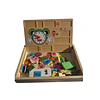 Juego de Matematicas Pizarra y figuras de Madera
