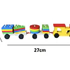 Tren de Madera con Bloques Geometricos 