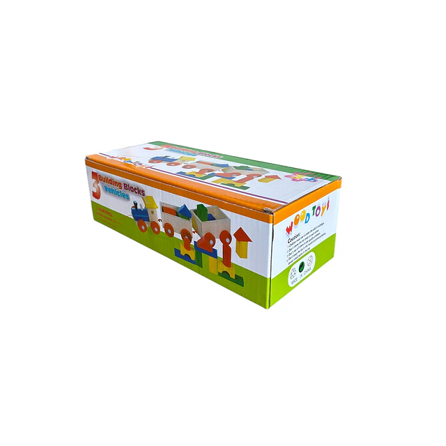 Tren con Bloques de Madera 