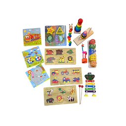 Juegos Didacticos de Madera 13 Juegos 