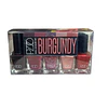Set Esmalte de Uñas Burgundy 5 Esmaltes