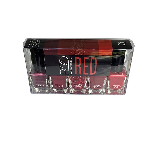 Set Esmalte de Uñas Red 5 Esmaltes