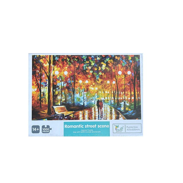 Puzzle 1000 Piezas Calle Romantica  42cm x 30cm