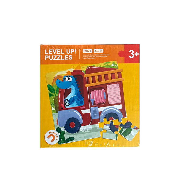 Puzzle 3 en 1 para Niños 50 Piezas Magenticas 