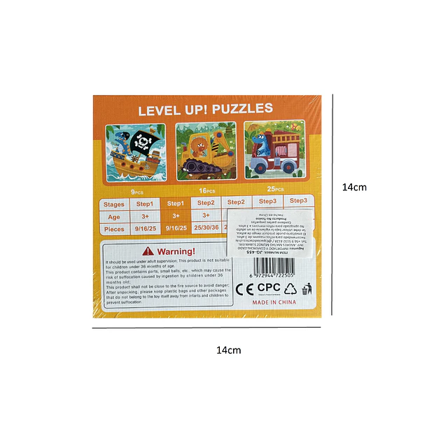 Puzzle 3 en 1 para Niños 50 Piezas Magenticas 