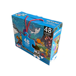 Puzzle Mundo Submarino 48 Piezas Jumbo  
