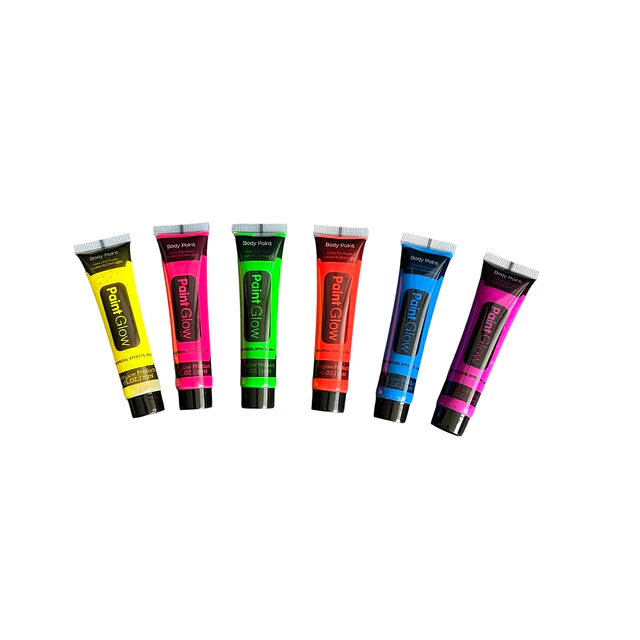 Maquillaje Fluor Brilla en la Oscuridad 6 Colores 