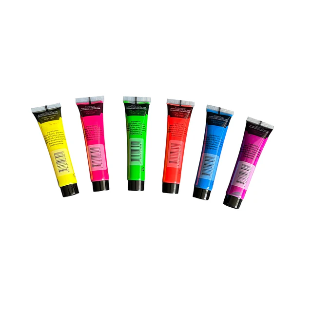 Maquillaje Fluor Brilla en la Oscuridad 6 Colores 