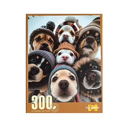 Puzzle Perritos en la Nieve 300 Piezas