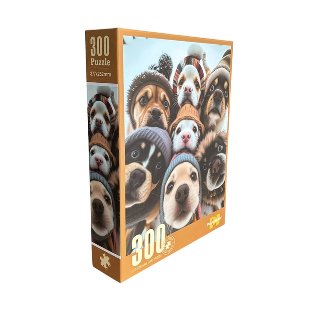 Puzzle Perritos en la Nieve 300 Piezas