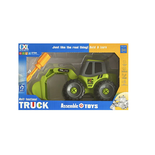 Tractor Excavadora Para Armar 