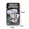 Juego de Domino Doble Seis con caja Metalica 