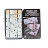 Juego de Domino Doble Seis con caja Metalica 