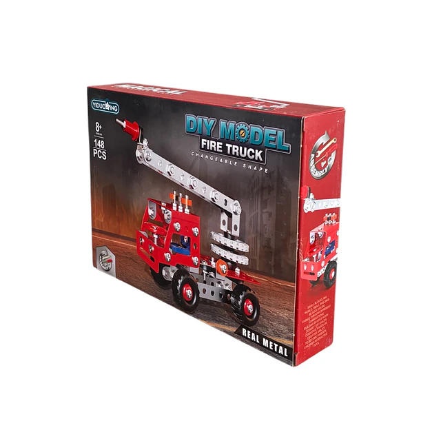 Set Construccion Camion de Bomberos 148 Piezas