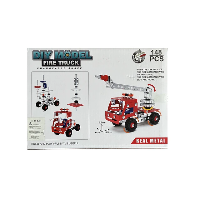 Set Construccion Camion de Bomberos 148 Piezas