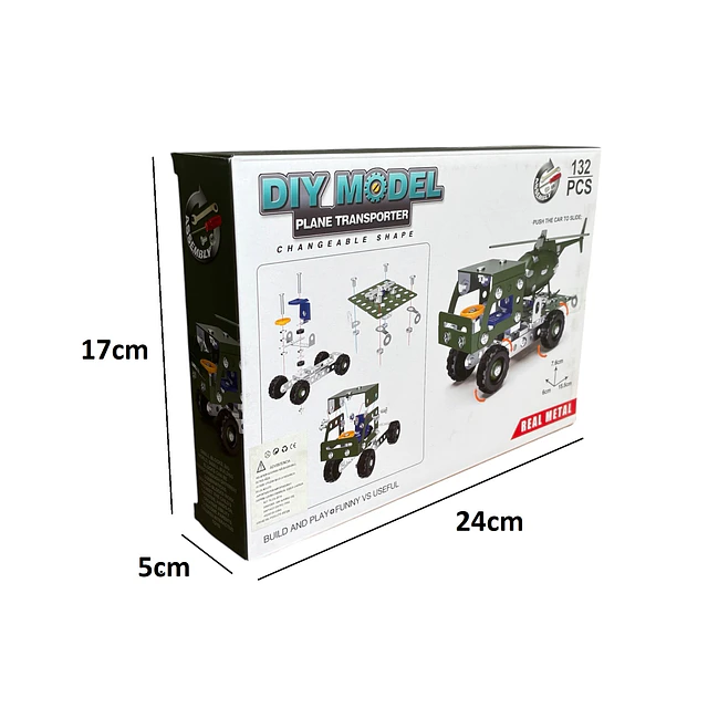 Set Construccion Camion de Transporte 132 Piezas
