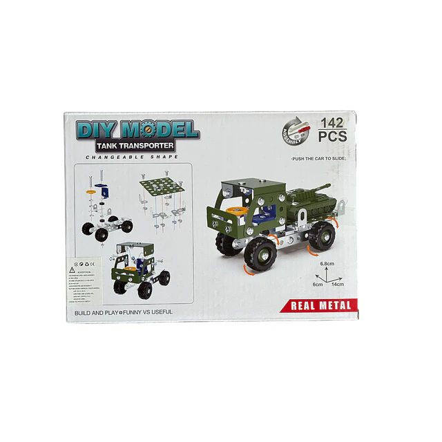Set Construccion Camion con Tanque 142 Piezas