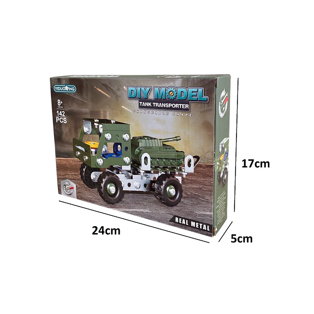 Set Construccion Camion con Tanque 142 Piezas