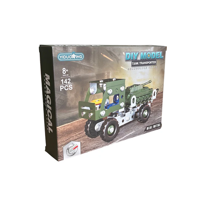 Set Construccion Camion con Tanque 142 Piezas