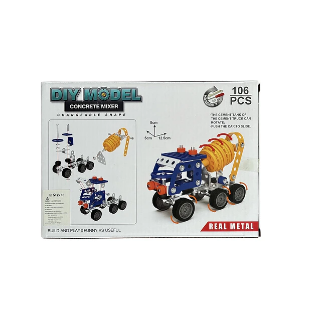 Set Construccion Camion para Mezcla 106 Piezas