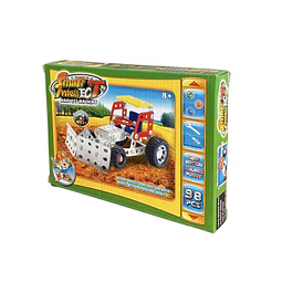 Set Construccion Tractor Cosechador 98 Piezas