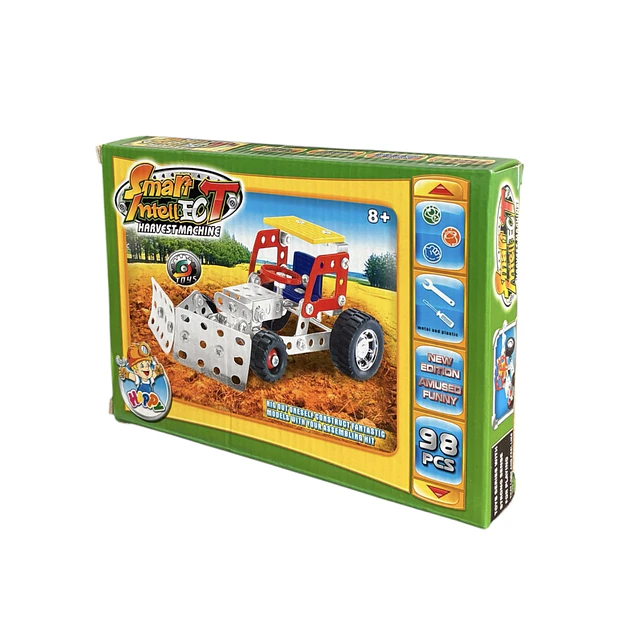 Set Construccion Tractor Cosechador 98 Piezas