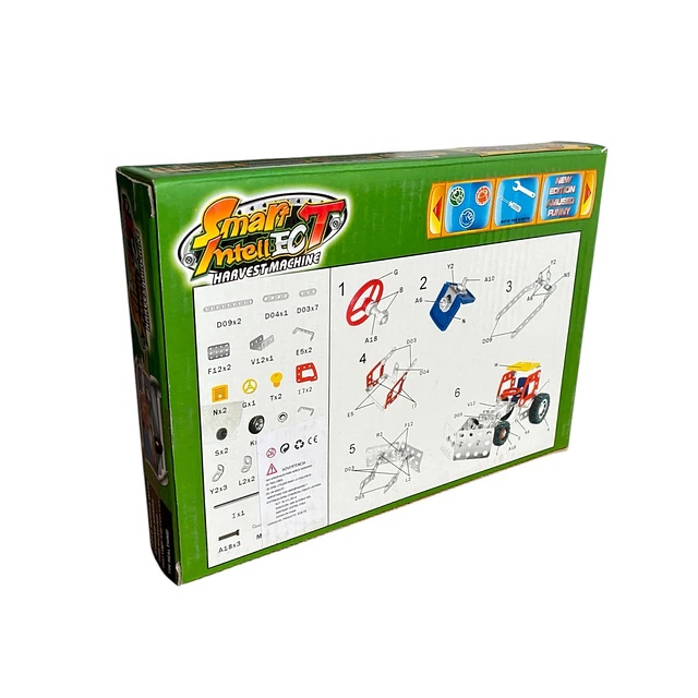 Set Construccion Tractor Cosechador 98 Piezas