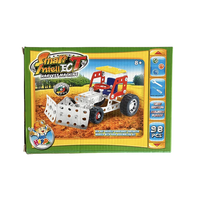 Set Construccion Tractor Cosechador 98 Piezas