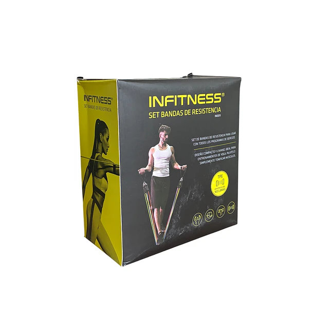 Set 5 Bandas de Resistencia 100 Libras