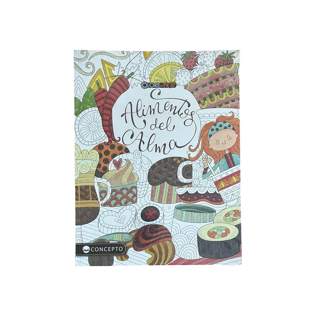Libro para colorear Mandalas Alimentos Del Alma