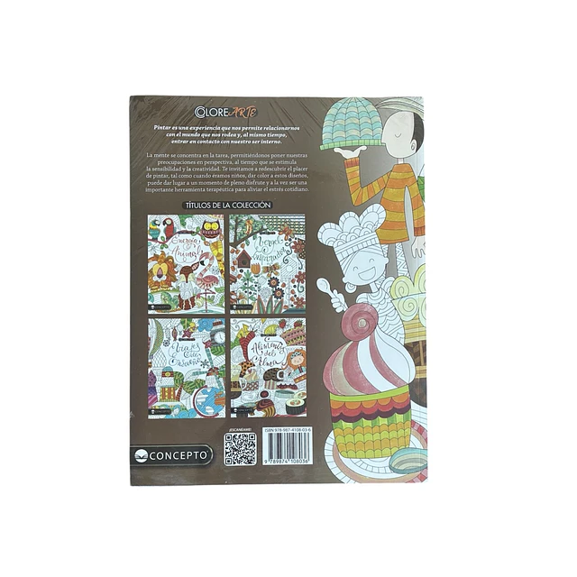 Libro para colorear Mandalas Alimentos Del Alma