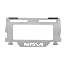 Portaplaca de protección para moto NAVI - Anti vibrante