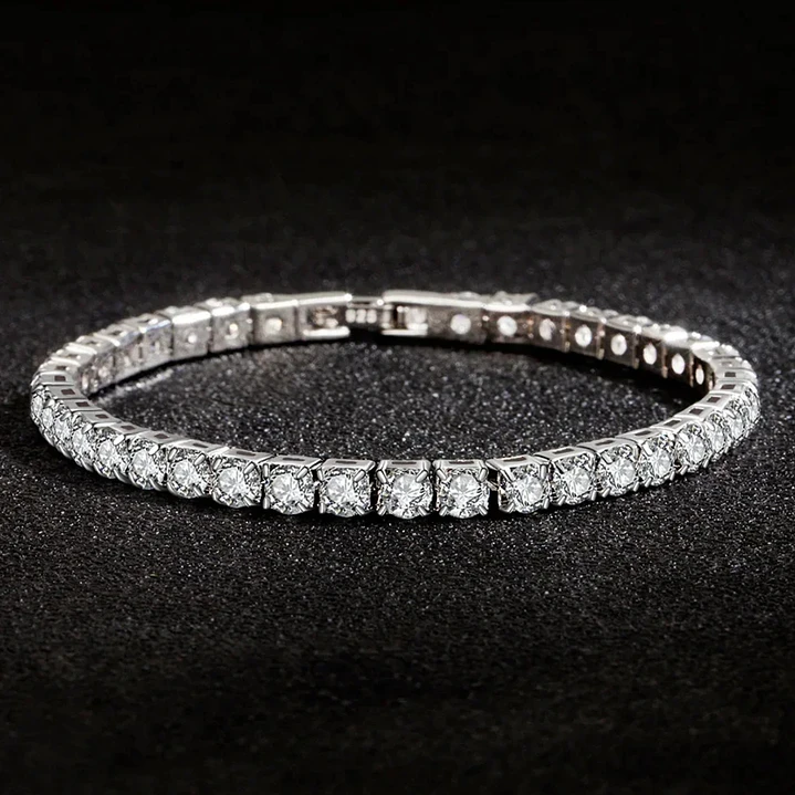 Pulsera Bañada en Plata 925 con Circonita 5