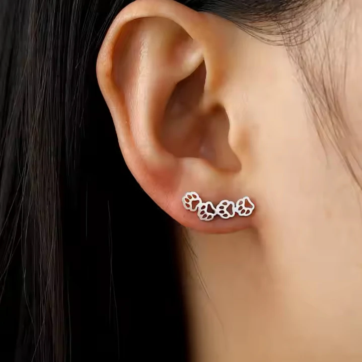 Aros en Plata 925 de Huellitas Perrito 4